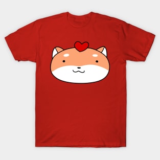 Heart Face Shiba T-Shirt